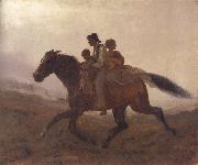 Eastman Johnson A Ride for Liberty Germany oil painting artist